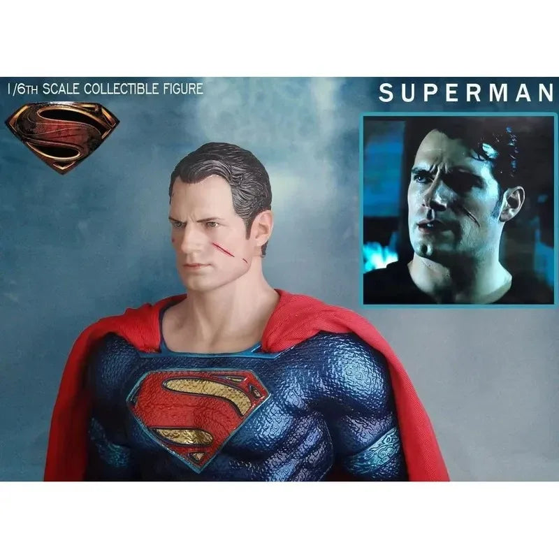 DC Comics Figure Superman — Man of Steel Red Cape Collector Statue
