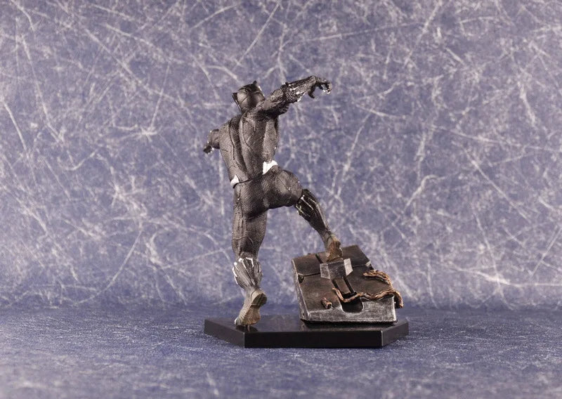 Marvel Figure Black Panther — Wakandan Leap 18cm (7.1") Collector Statue
