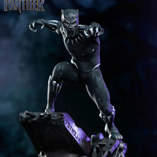 Marvel Figure Black Panther — Wakandan Leap 18cm (7.1") Collector Statue