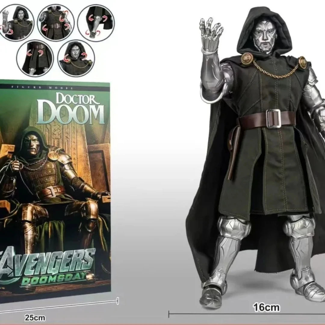 Marvel Figure Armored Ruler Doctor Doom Articulated Replica