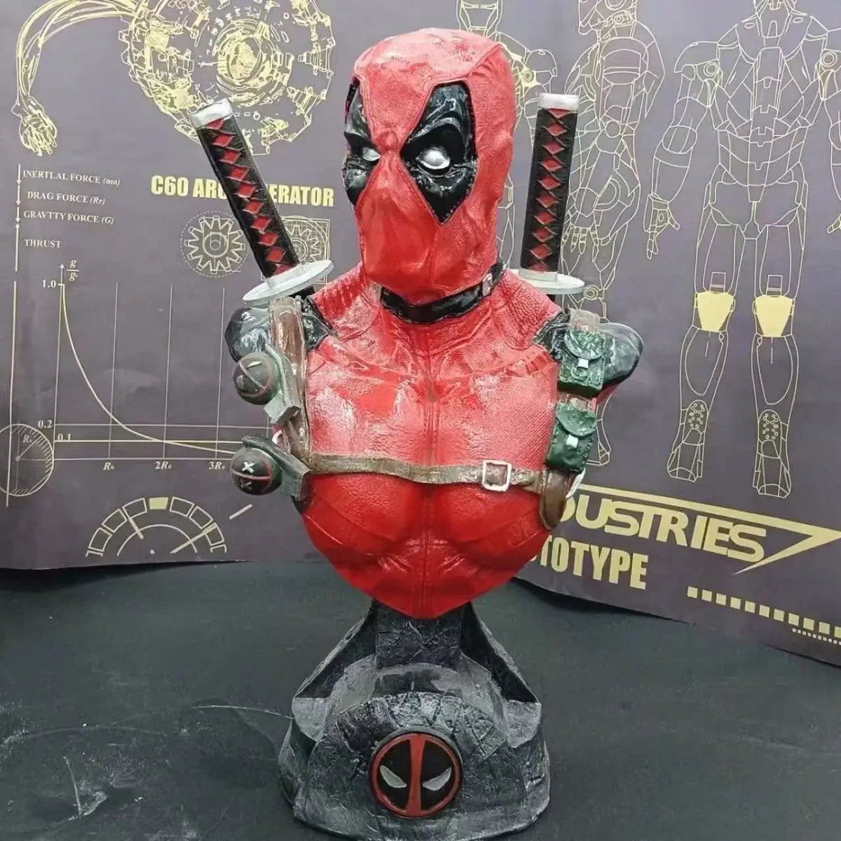 Marvel Figure Deadpool — Classic Mask 33cm (13.0") Collector Bust