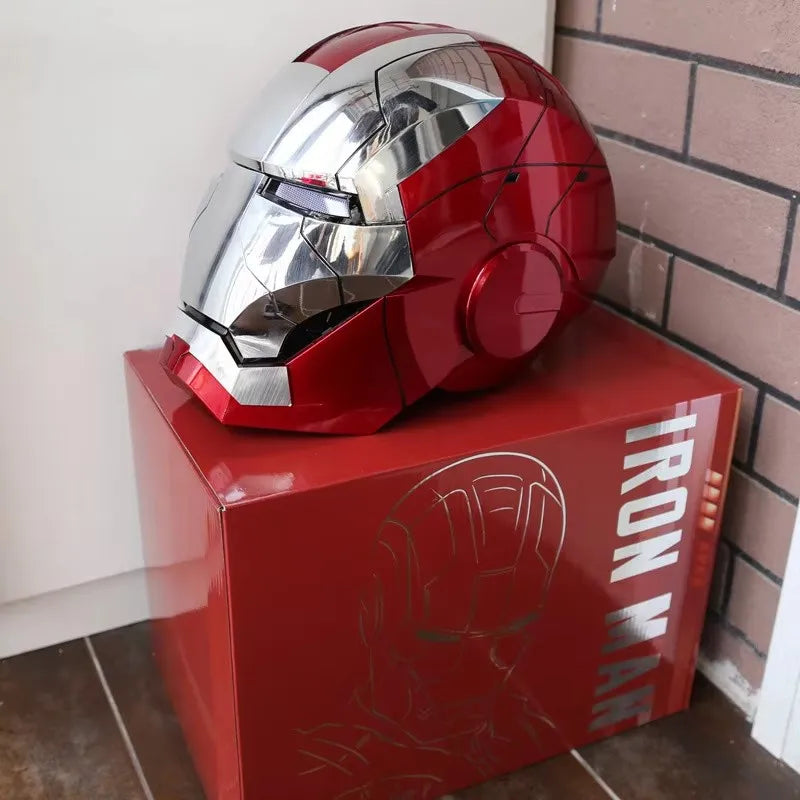 Marvel Iron Man — Mark V Adult Silver 60cm (23.6") Fit Cosplay Helmet