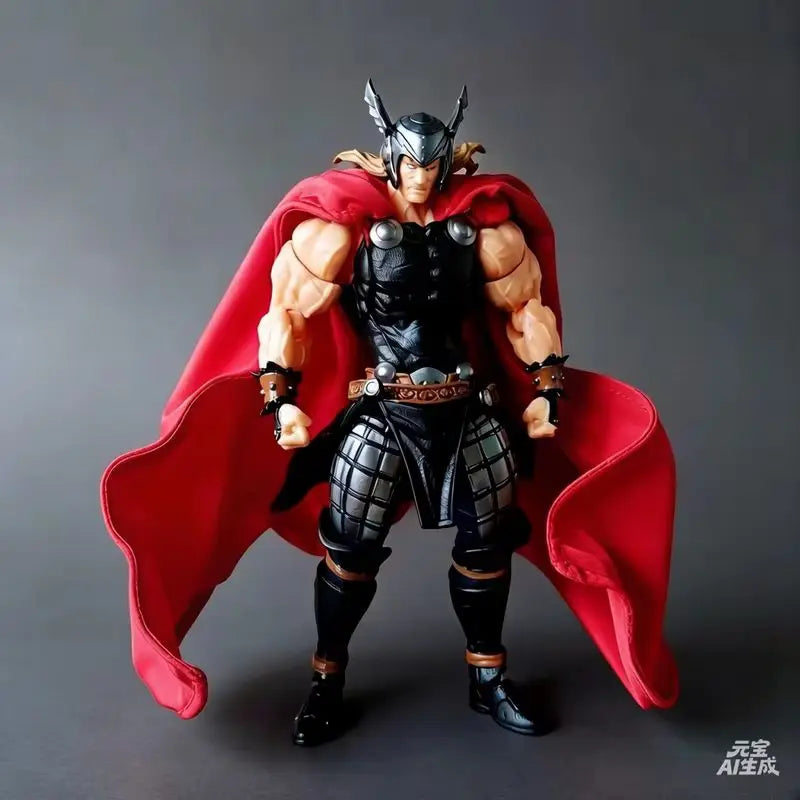Marvel Figure Thunder Strike Thor with Mjolnir Articulated Collectible