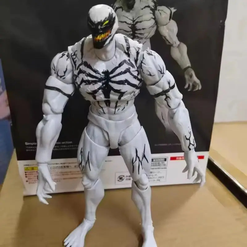 Marvel Figure White Symbiote Anti-Venom Articulated Collectible