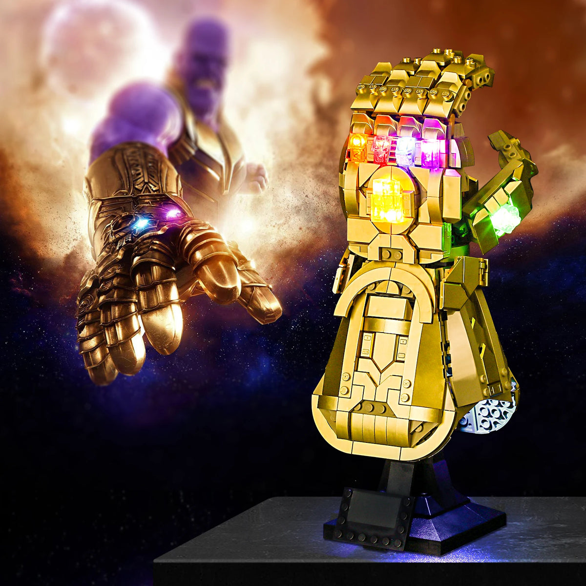 Infinity Gauntlet LED Light Kit for 76191 — Lights Only