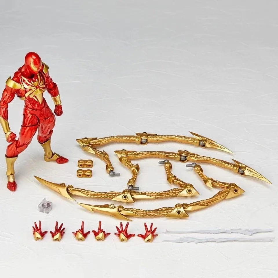 Marvel Figure Iron Spider — Red & Gold 16cm (6.3") Articulated Collectible