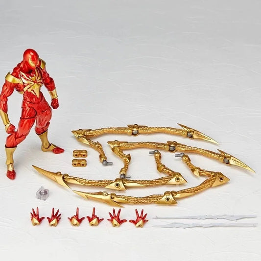 Marvel Figure Iron Spider — Red & Gold 16cm (6.3") Articulated Collectible
