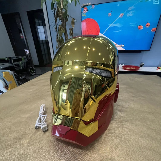 Marvel Iron Man — Voice Control Gold Cosplay Helmet