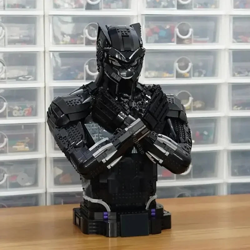 Marvel Black Panther Bust 2,925-Piece Building Set — PDF Instructions