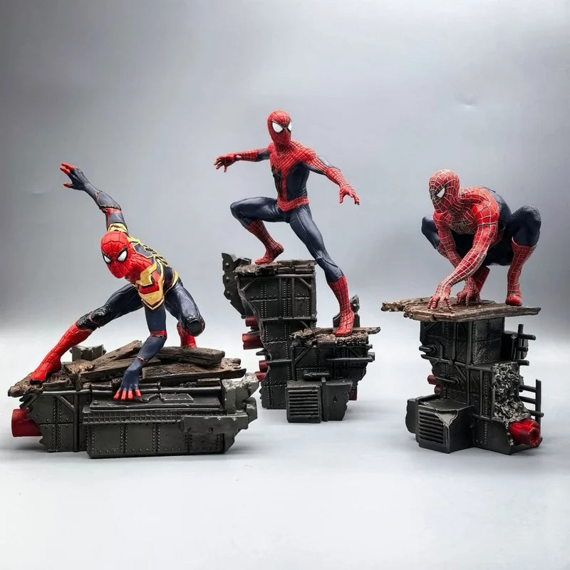 Marvel Figure Iron Spider — Ready to Leap 17.5cm (6.9") Collector Statue