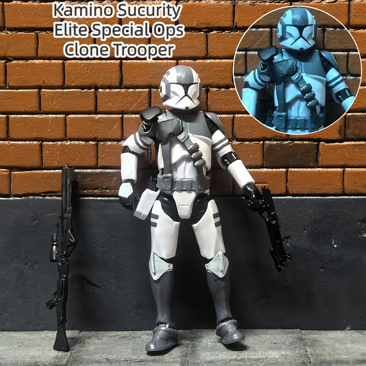 Star Wars Figure Kamino Elite Special Ops 9.5cm (3.75") Custom Collectible