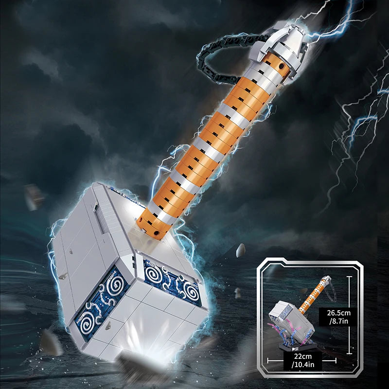 Marvel Thor’s Hammer — Thunder Display 975-Piece Building Set
