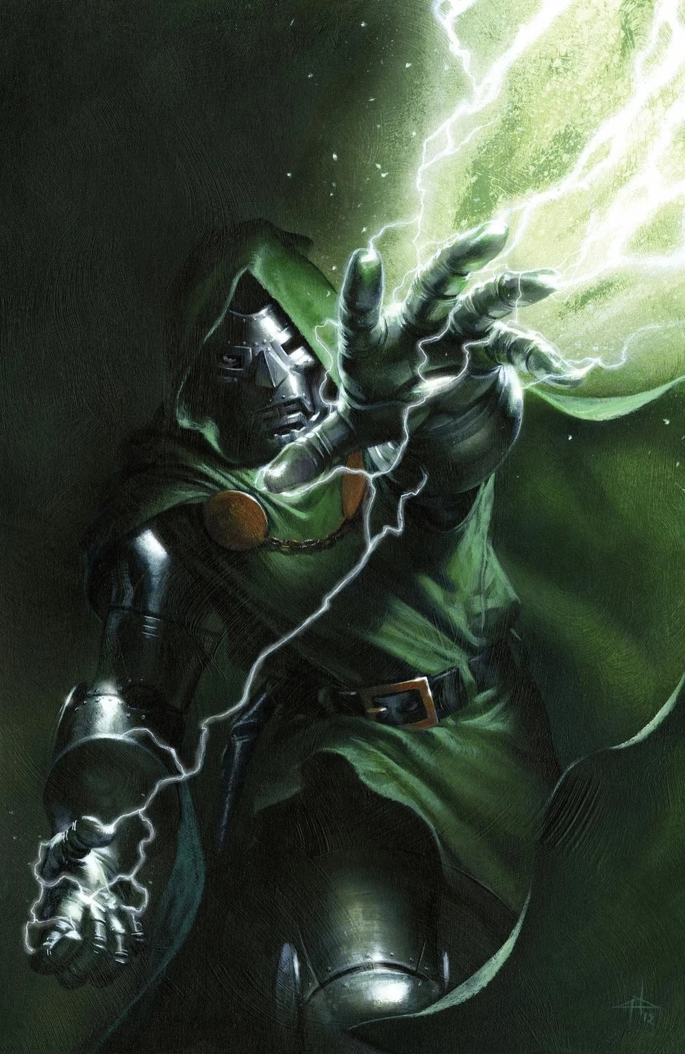 Marvel Figure Armored Ruler Doctor Doom Articulated Replica
