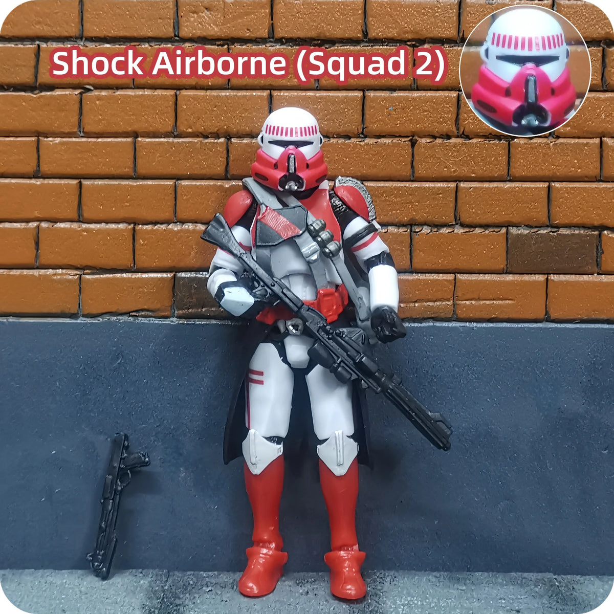Star Wars Figure Shock Airborne (S2) 9.5cm (3.75") Custom Collectible