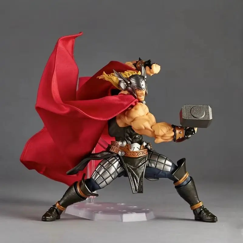 Marvel Figure Thunder Strike Thor with Mjolnir Articulated Collectible