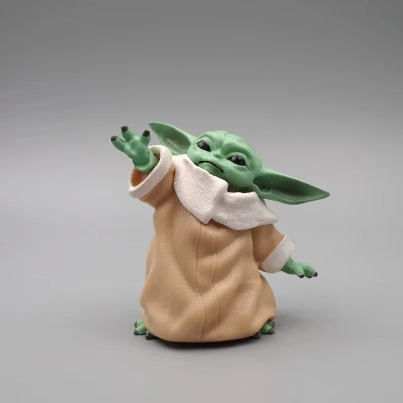 Star Wars Figure Grogu — Stormtrooper Helmet Perch 6–7cm (2.4–2.8") Collector Statue