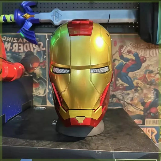 Marvel Iron Man — Manual Gold Cosplay Helmet