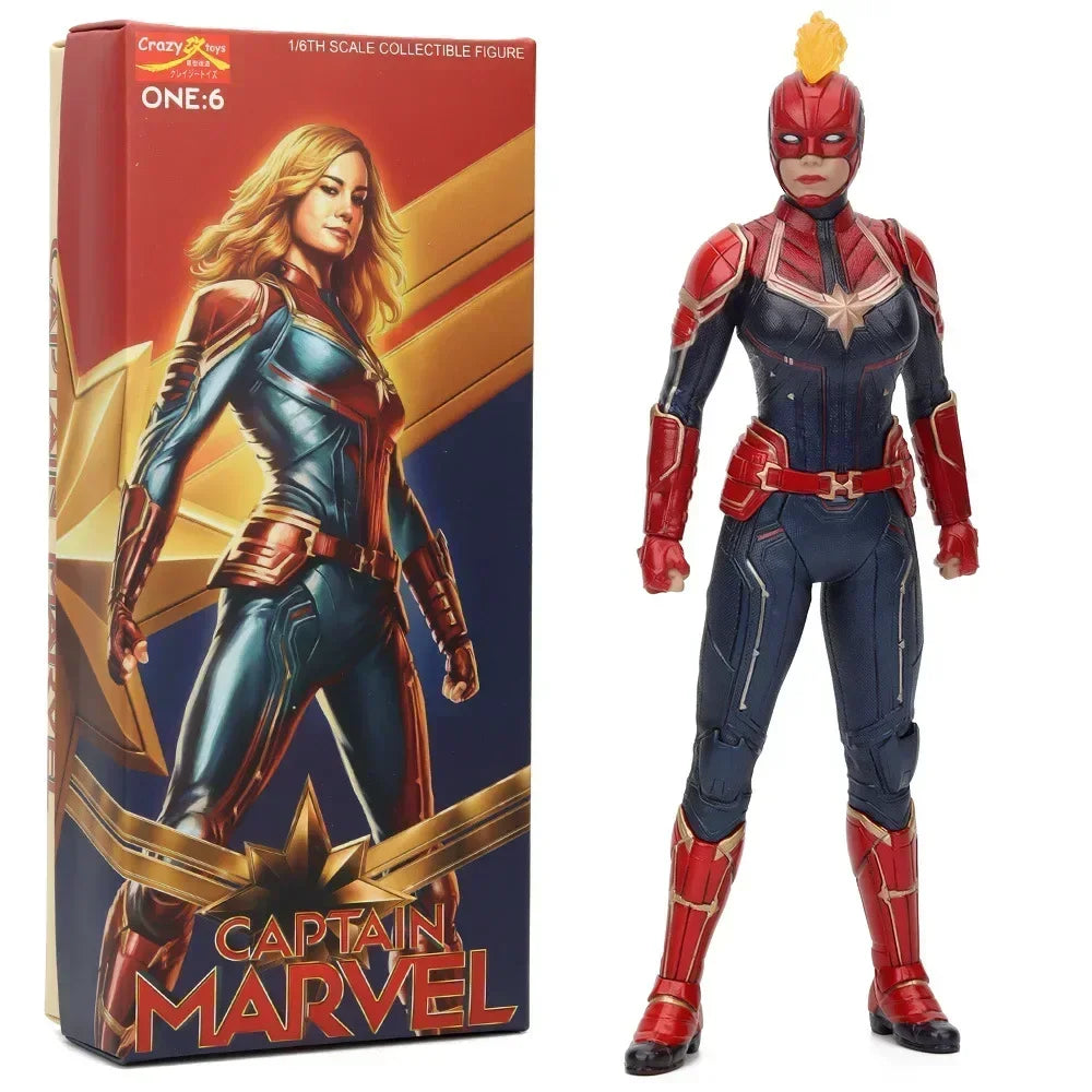 Marvel Figure Captain Marvel — Masked Cosmic Hero Collector Statue