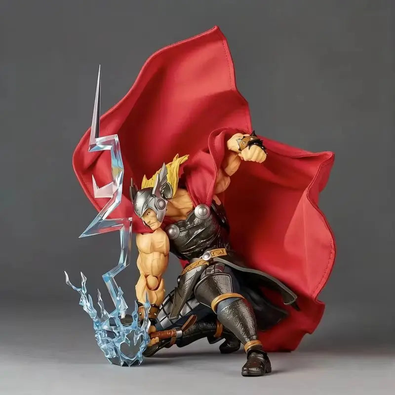 Marvel Figure Thunder Strike Thor with Mjolnir Articulated Collectible