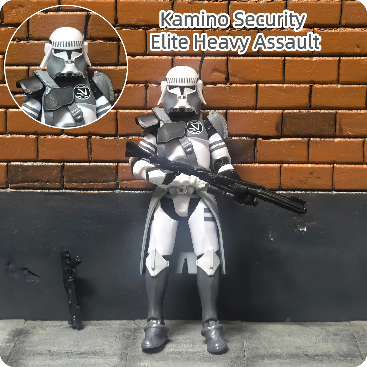 Star Wars Figure Kamino Assault Elite Heavy 9.5cm (3.75") Custom Collectible