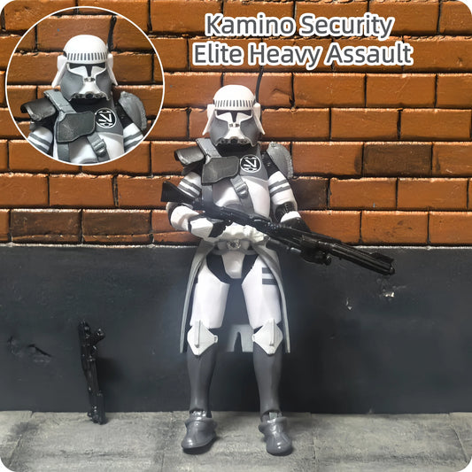 Star Wars Figure Kamino Assault Elite Heavy 9.5cm (3.75") Custom Collectible