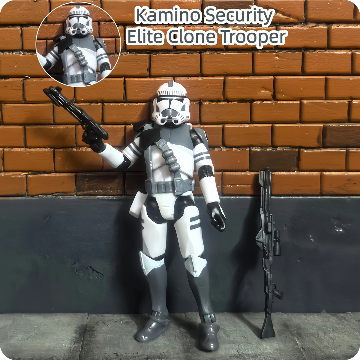 Star Wars Figure Kamino Elite Trooper 9.5cm (3.75") Custom Collectible